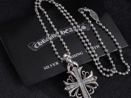 Filigree Cross Pendant Necklace